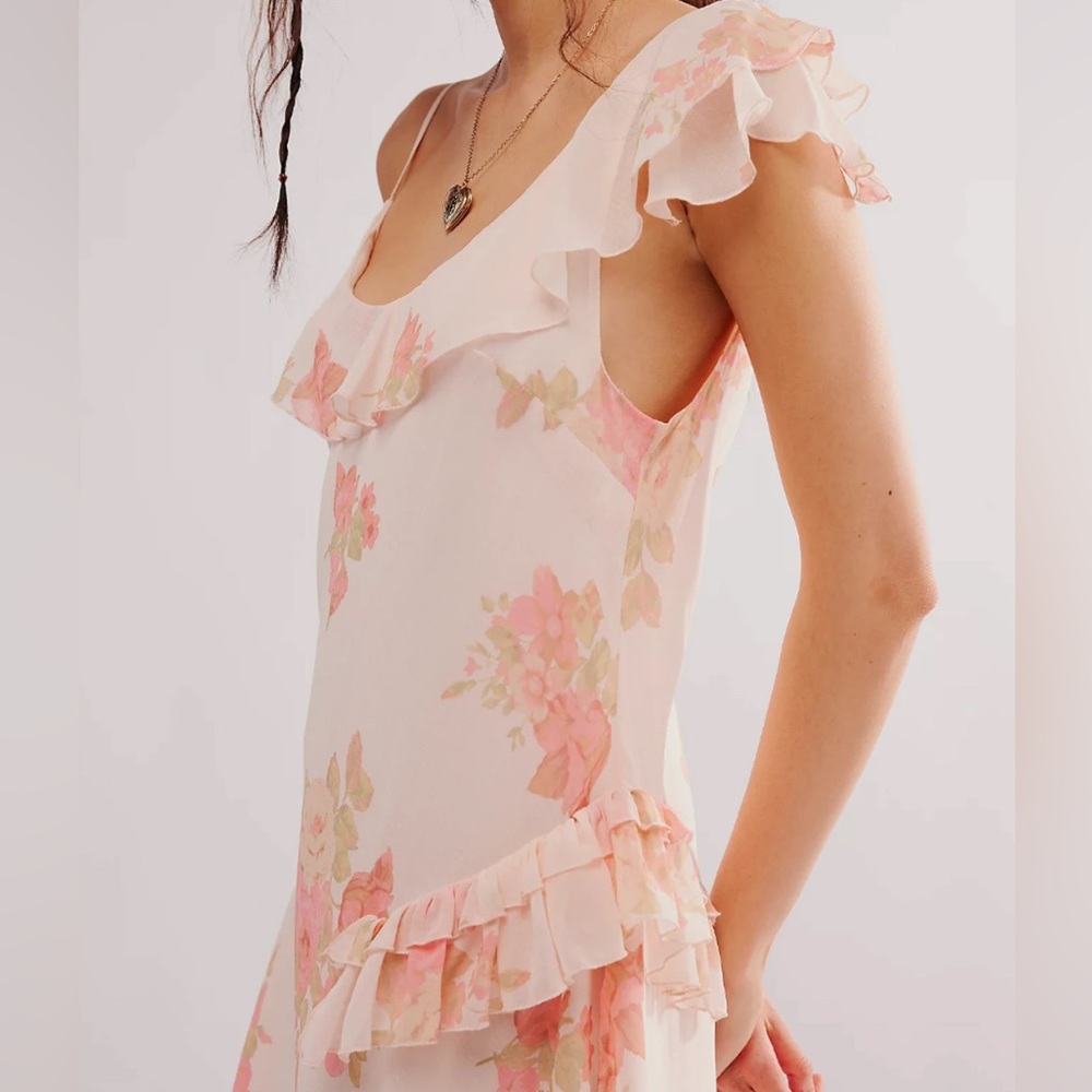 NWT Free People Alma Midi Floral Dress